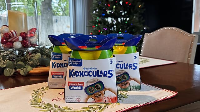 Educational Insights GeoSafari Jr. Kidnoculars, Binoculars for Toddlers & Kids, Easter Basket Stuffers for Kids, Gift for Toddlers Ages 3+ Customer Review Educational Insights GeoSafari Jr. Kidnoculars, Binoculars for Toddlers & Kids, Easter Basket Stuffers for Kids, Gift for Toddlers Ages 3+ - Customer Photo 1