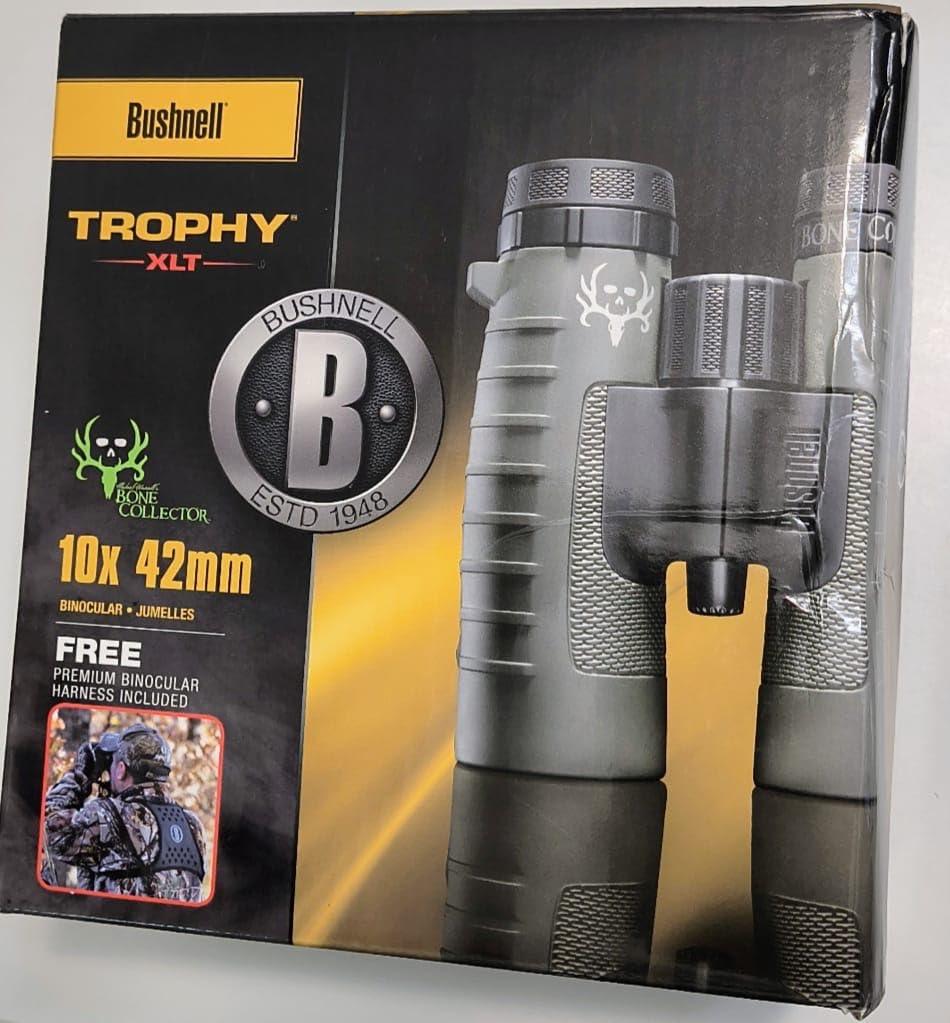 Bushnell Binocular Bundle: Trophy XLT 10x42 Binoculars (Bone Collector Edition) + Deluxe Binocular Harness Customer Review Bushnell Binocular Bundle: Trophy XLT 10x42 Binoculars (Bone Collector Edition) + Deluxe Binocular Harness - Customer Photo 4