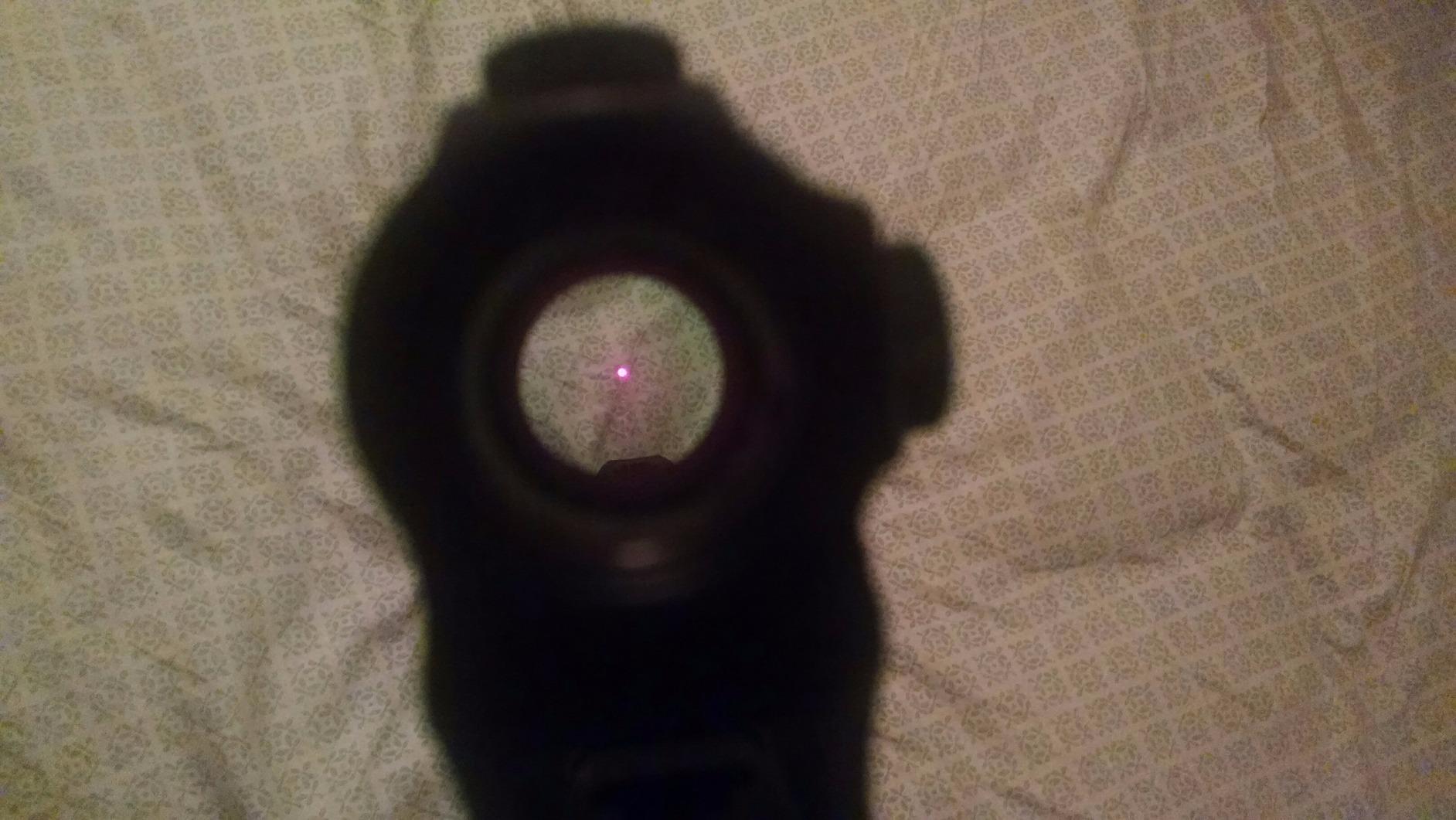 HOLOSUN HE403B-GR / HS403B 2 MOA Dot Micro Sight for Rifles - Shake-Awake Super LED Durable Waterproof Aluminum Sight with Multilayer Reflective Glass & 12 Brightness Settings - Red/Green Dot Options - Customer Photo 5