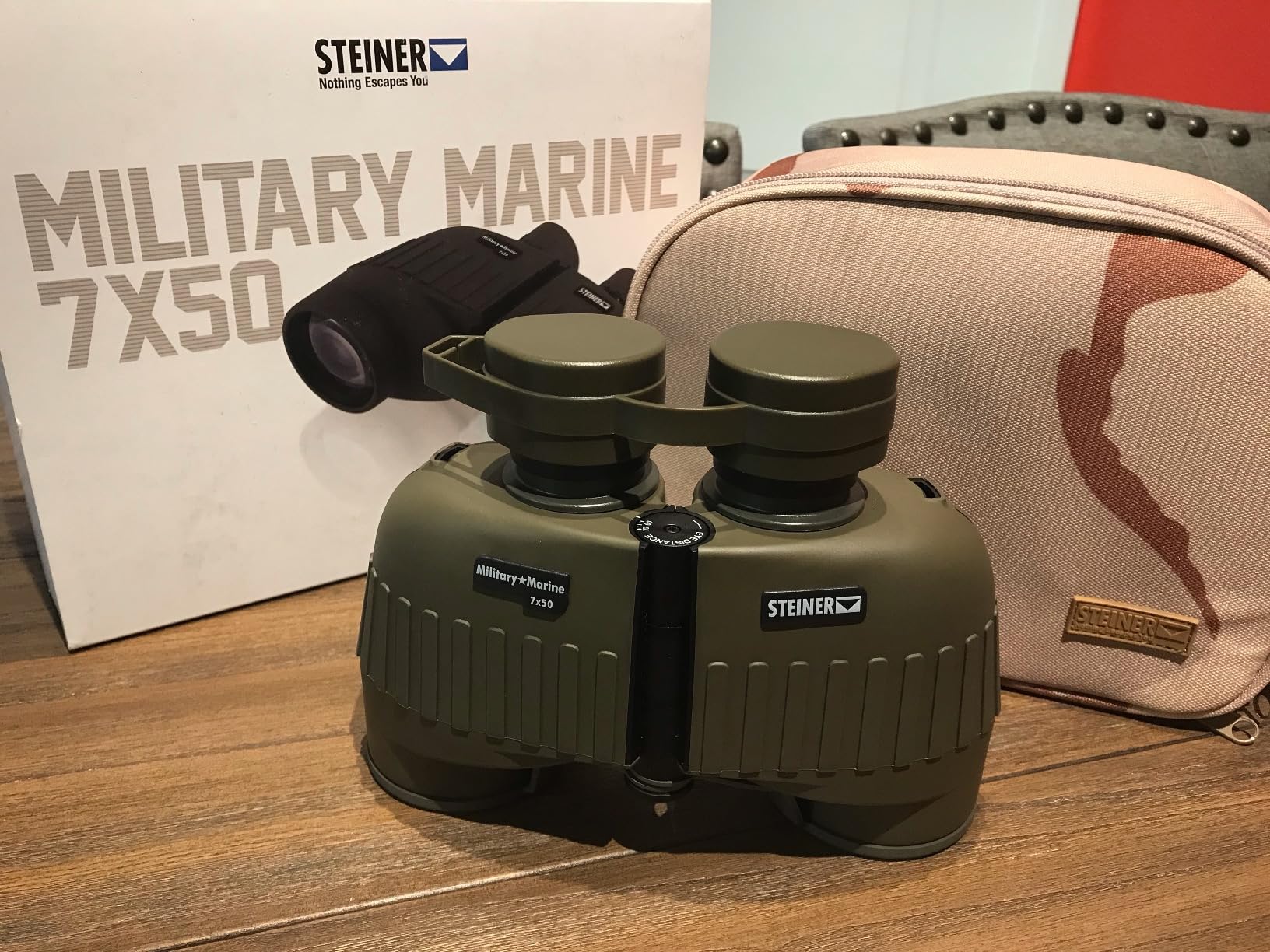 Steiner Military-Marine 7x50mm Binoculars - Legendary Tactical Optics with Sports-Auto-Focus, Floating Prism Shock Absorption, Waterproof, and Heritage Warranty customer photo 1