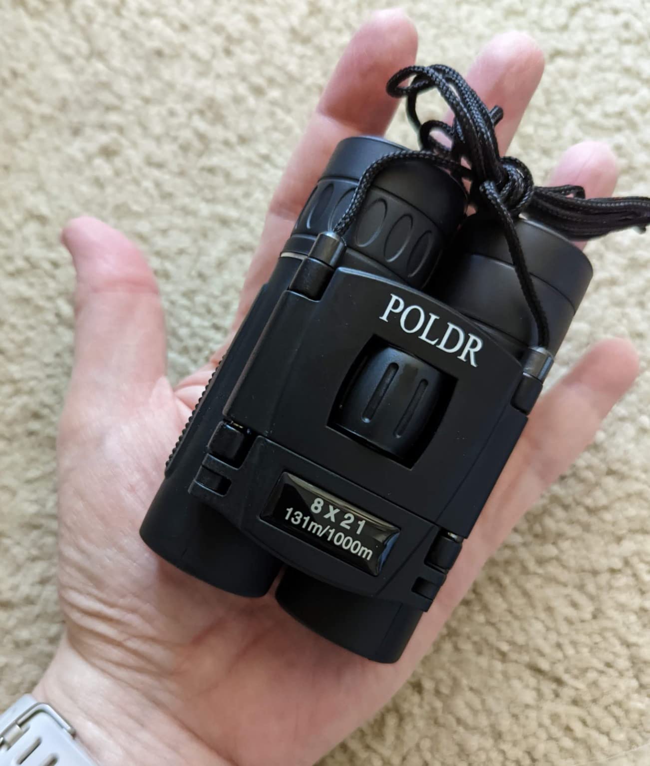 POLDR 12X25 Small Pocket Binoculars Compact Adults - Customer Photo 3