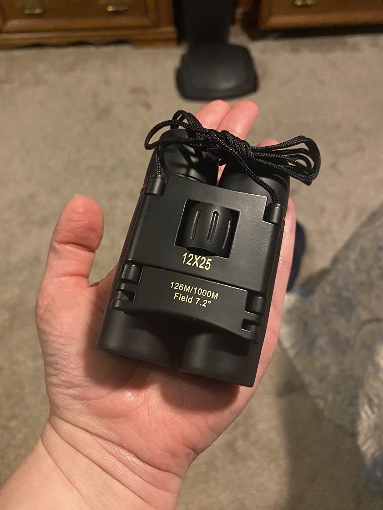POLDR 12X25 Small Pocket Binoculars Compact Adults,Mini Kids Binoculars Boys for Bird Watching,Concert Theater Opera - Customer Photo 5