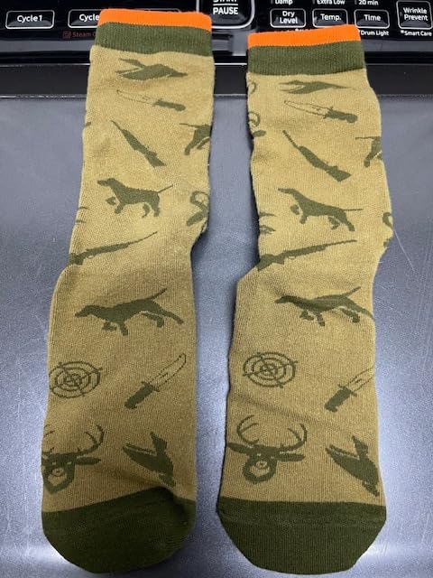 Lavley Fishing and Hunting Socks - Gag gift for hunters and fishermen - Great for Christmas, Father's Day or birthdays - Customer Photo 2