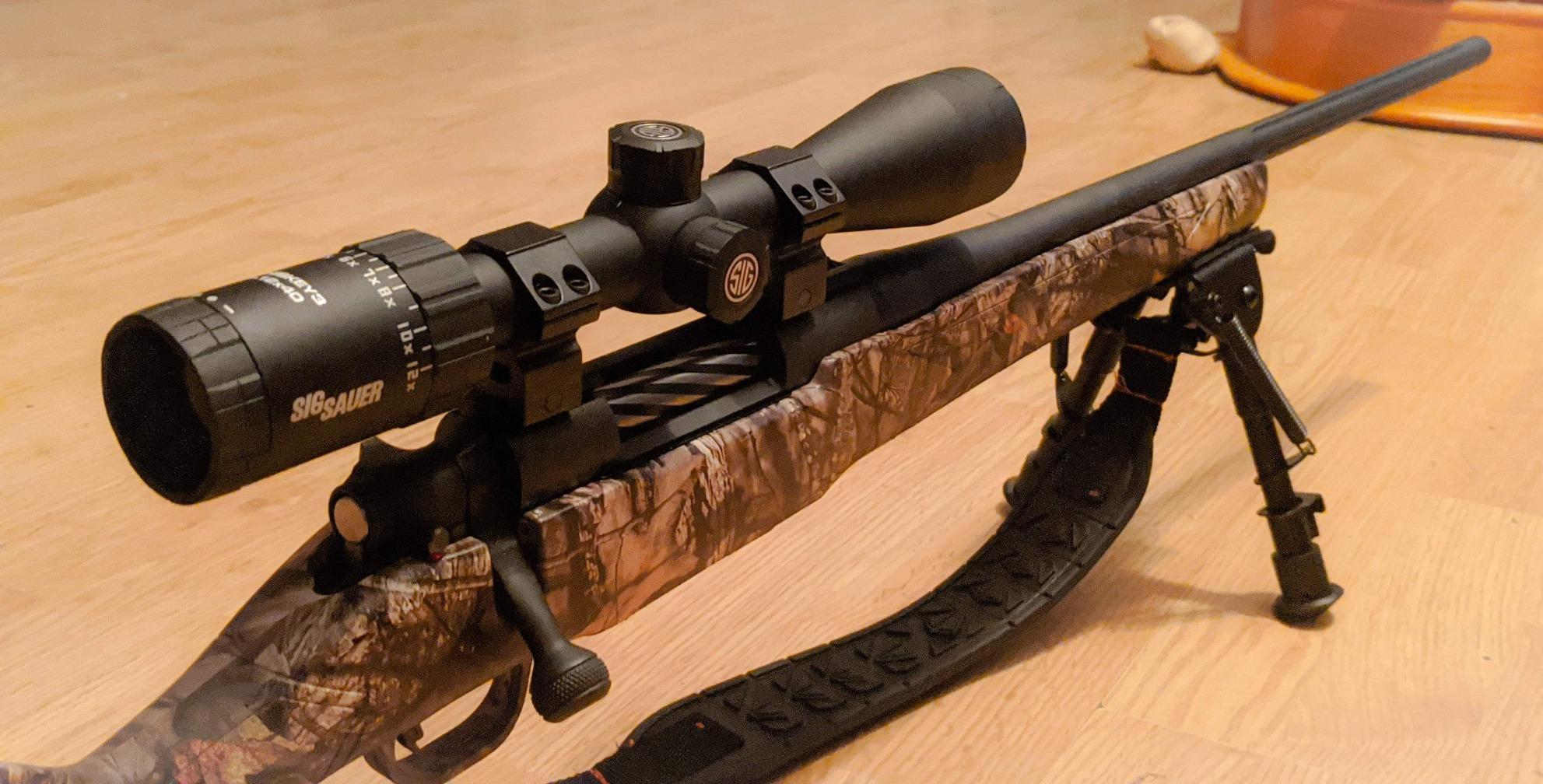 Sig Sauer Waterproof Fogproof Hunting Second Focal Plane 1-inch Tube Diameter Whiskey3 4-12X40mm Scope - Customer Photo 1