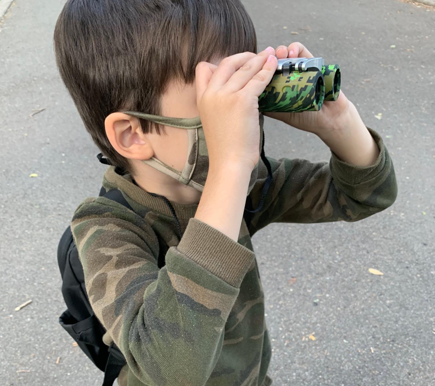 Obuby Real Binoculars for Kids Gifts for 3-12 Years Boys Girls 8x21 High-Resolution Optics Compact Toy Binocular for Bird Watching,Travel, Camping Customer Review Obuby Real Binoculars for Kids Gifts for 3-12 Years Boys Girls 8x21 High-Resolution Optics Compact Toy Binocular for Bird Watching,Travel, Camping - Customer Photo 1