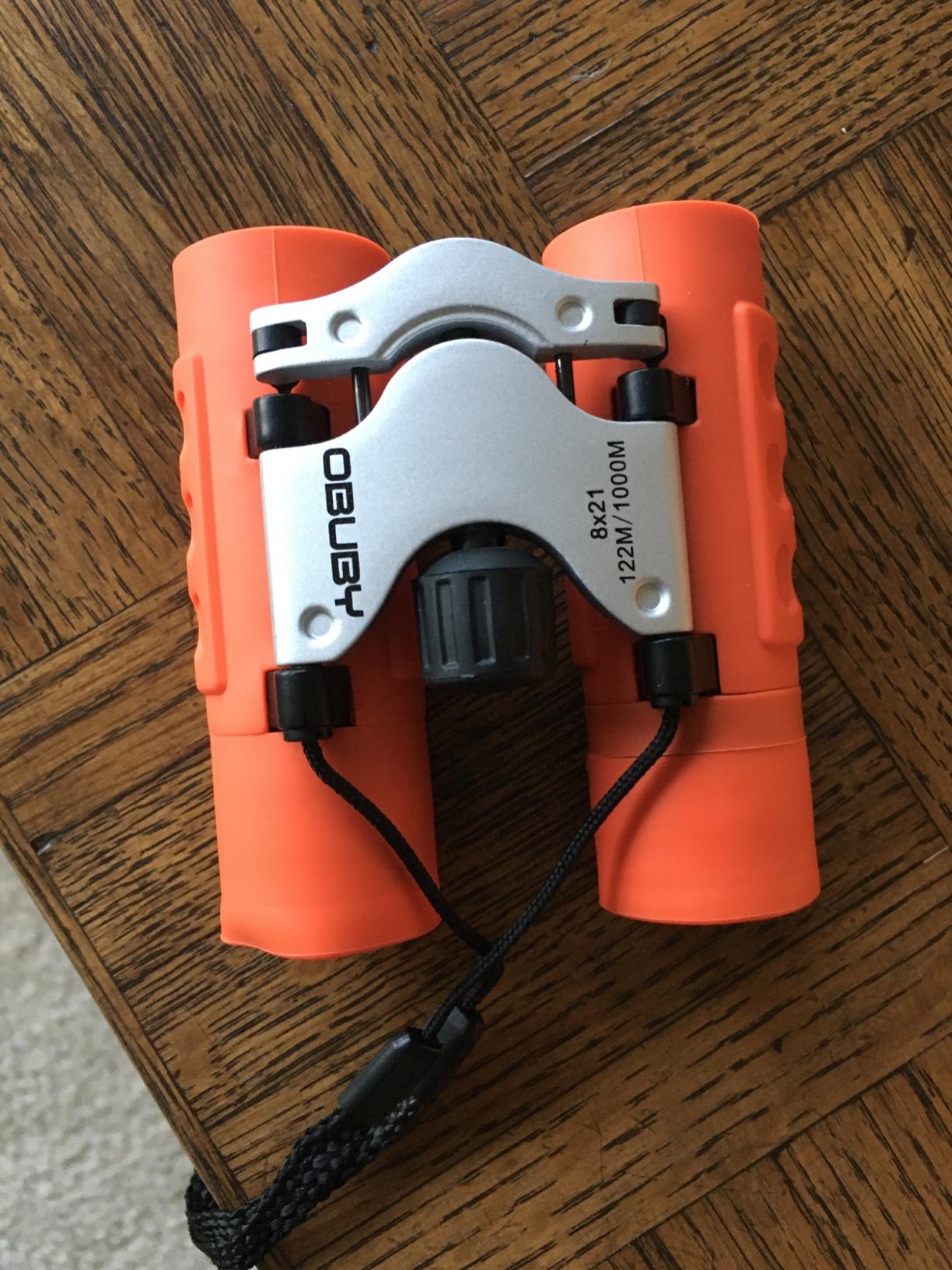 Obuby Real Binoculars for Kids Gifts for 3-12 Years Boys Girls 8x21 High-Resolution Optics Compact Toy Binocular for Bird Watching,Travel, Camping Customer Review Obuby Real Binoculars for Kids Gifts for 3-12 Years Boys Girls 8x21 High-Resolution Optics Compact Toy Binocular for Bird Watching,Travel, Camping - Customer Photo 5