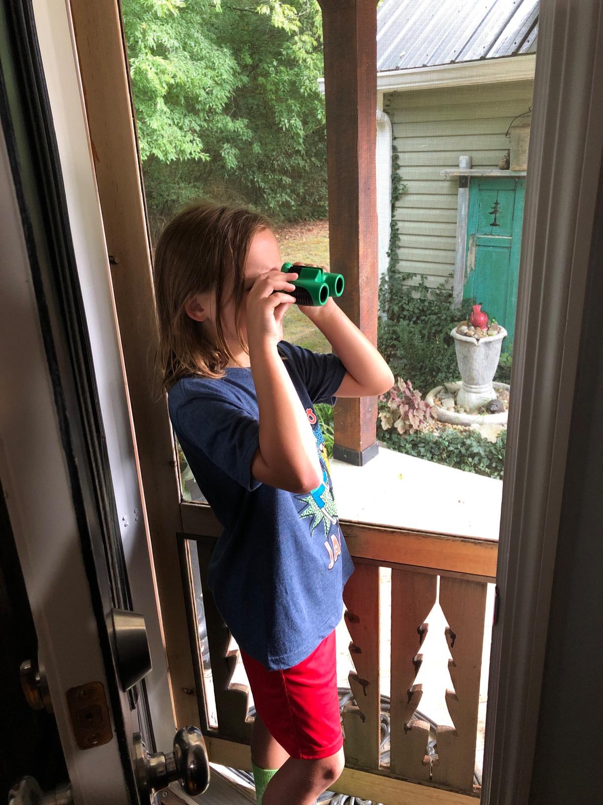 Think Peak Blue Binoculars Science Toy for Kids Ages 3-12 Years - Real Compact Outdoor Adventure & STEM Educational Nature Hiking Explorer for Bird Watching, Camping Children's Birthday Gift Customer Review Think Peak Blue Binoculars Science Toy for Kids Ages 3-12 Years - Real Compact Outdoor Adventure & STEM Educational Nature Hiking Explorer for Bird Watching, Camping Children's Birthday Gift - Customer Photo 2