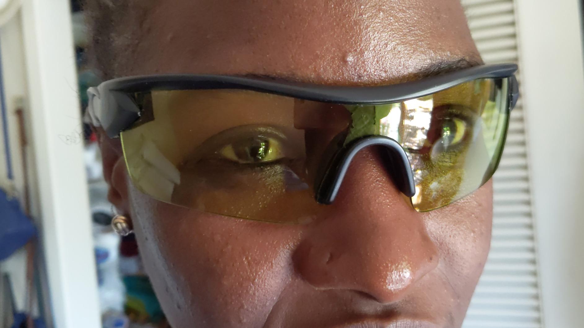 As Seen On TV BattleVision Night Vision Glasses 2 Pairs by BulbHead - Amazing Night Driving Glasses Protect Eyes From Blinding Headlight Glare - Green Lenses Enhance Clarity - Flexible Frames - Customer Photo 1