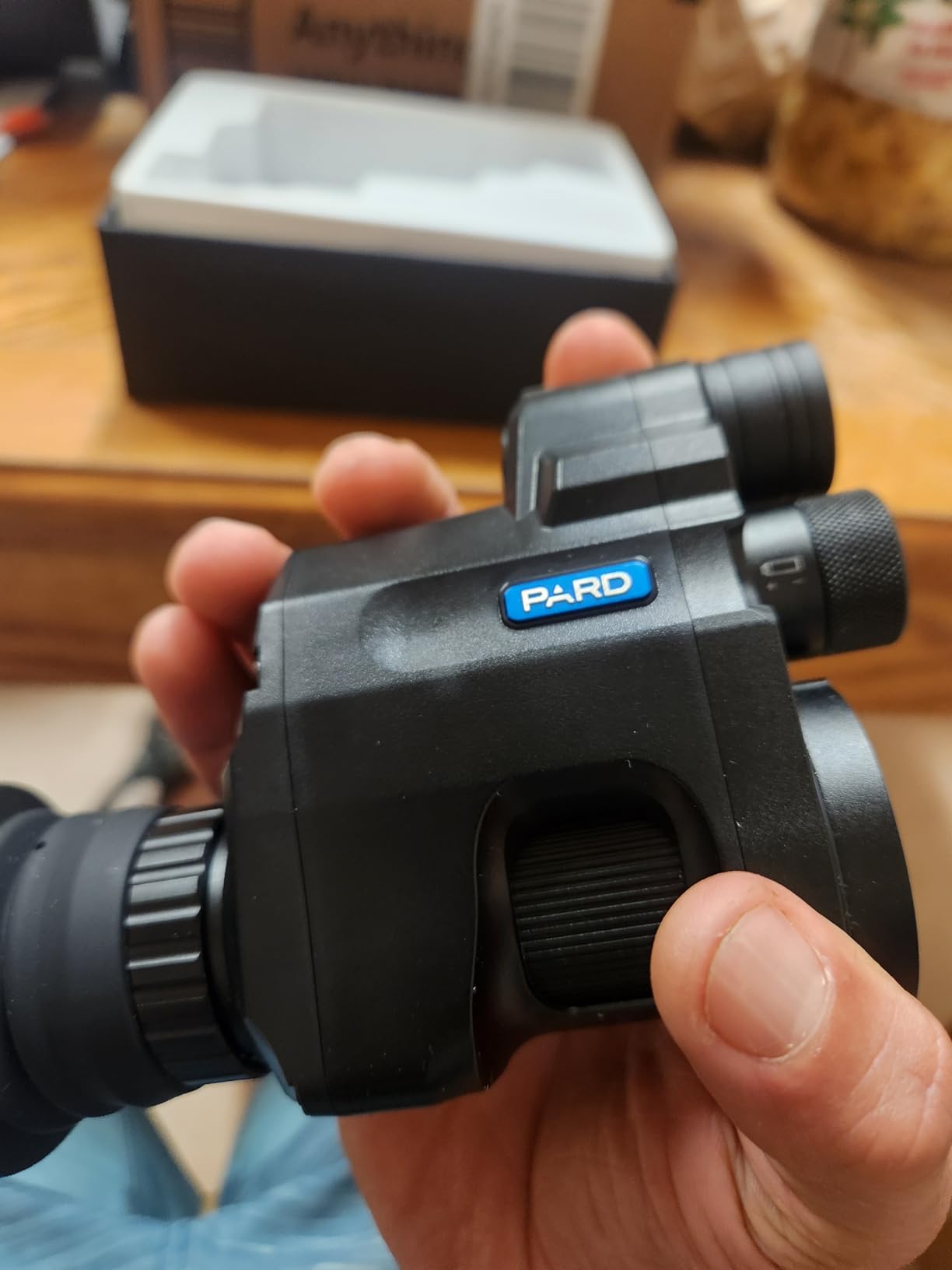 Pard Night Vision Monocular,Clip on Night Vision for Night Watching or Observation,Night Viewing Range up to 350M,NV007V - Customer Photo 2