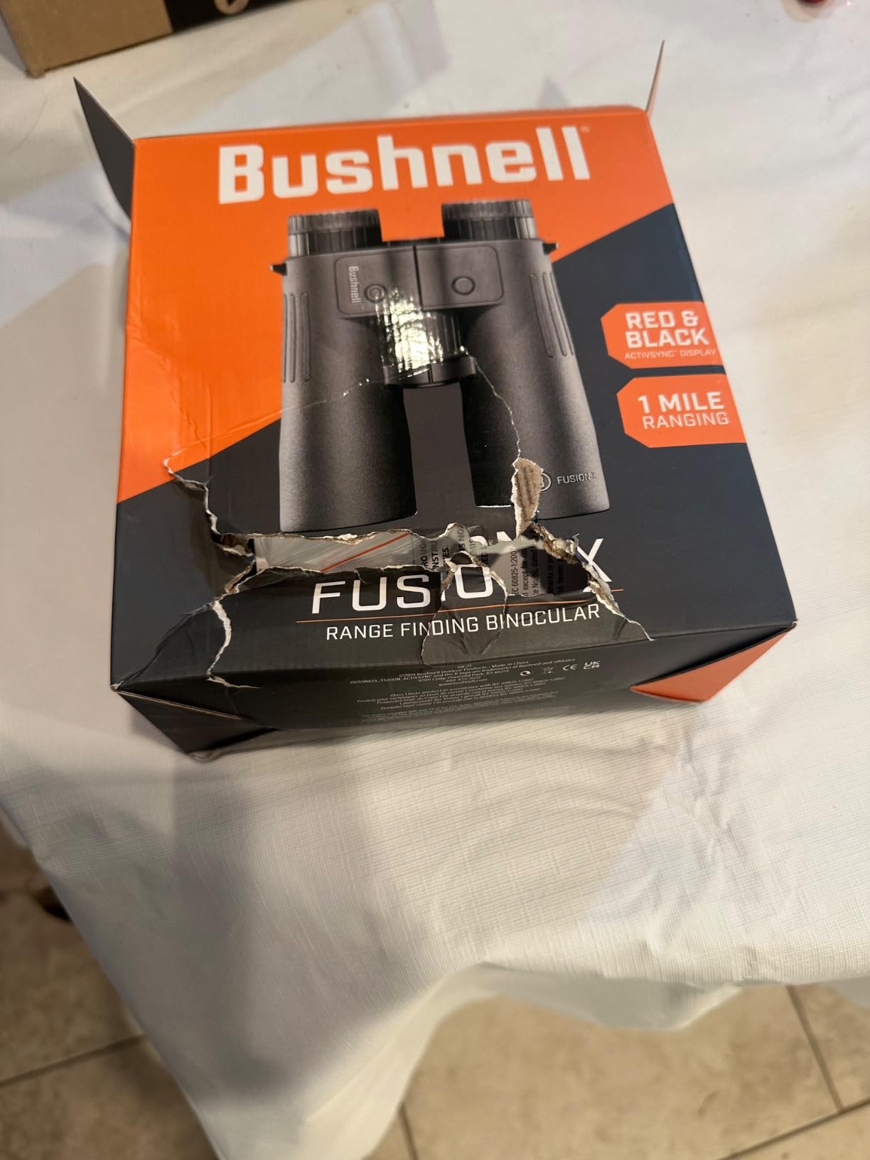 Bushnell Fusion X 10x42mm Rangefinder Binoculars, Hunting Binoculars with Built-in Rangefinder, Angle Range and Bullet Drop Compensation Modes customer photo 2