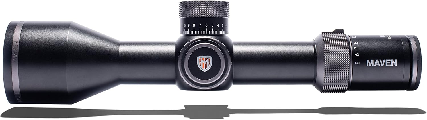 Maven RS.4-5-30X56mm FFP Long Range Hunting and Competition Scope (Black/Gray, SHR (MIL)) Maven RS.4-5-30X56mm FFP Long Range Hunting and Competition Scope (Black/Gray, SHR (MIL)) - Maven