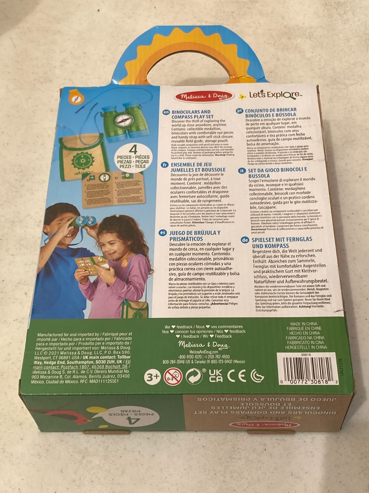 Melissa & Doug Let's Explore Binoculars & Compass Play Set Customer Review Melissa & Doug Let's Explore Binoculars & Compass Play Set - Customer Photo 4