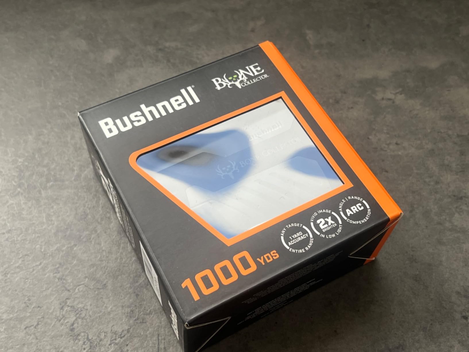 Bushnell BoneCollector 1000 Hunting Rangefinder - 1000 Yard Laser Range Finder with ARC Technology, 6X Magnification, 2X Brighter Multi-Coated Lens, and Fast Scan Mode - Customer Photo 1