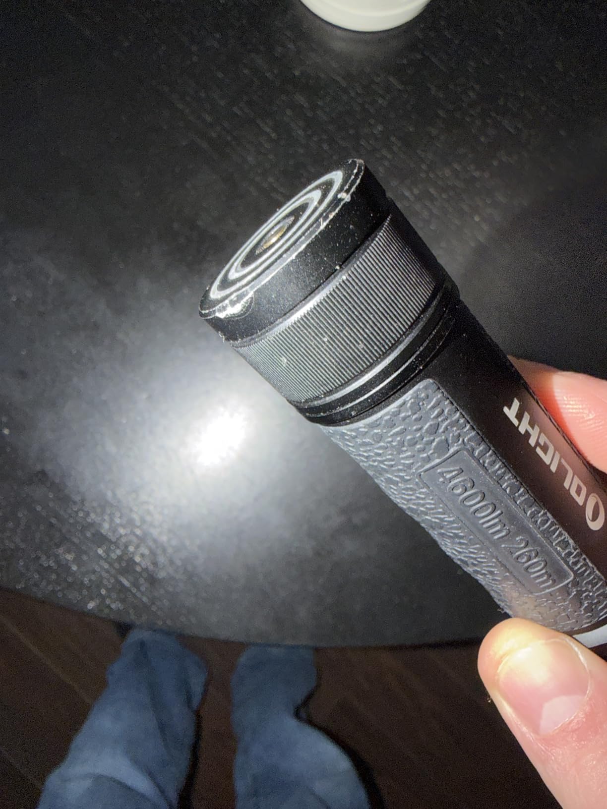 OLIGHT Seeker 4 Pro Rechargeable Flashlights, 4600 Lumens High Powerful Bright Light with USB C Holster, Waterproof IPX8 for Emergencies, Camping, Searching (Matte Black Cool White) - Customer Photo 2