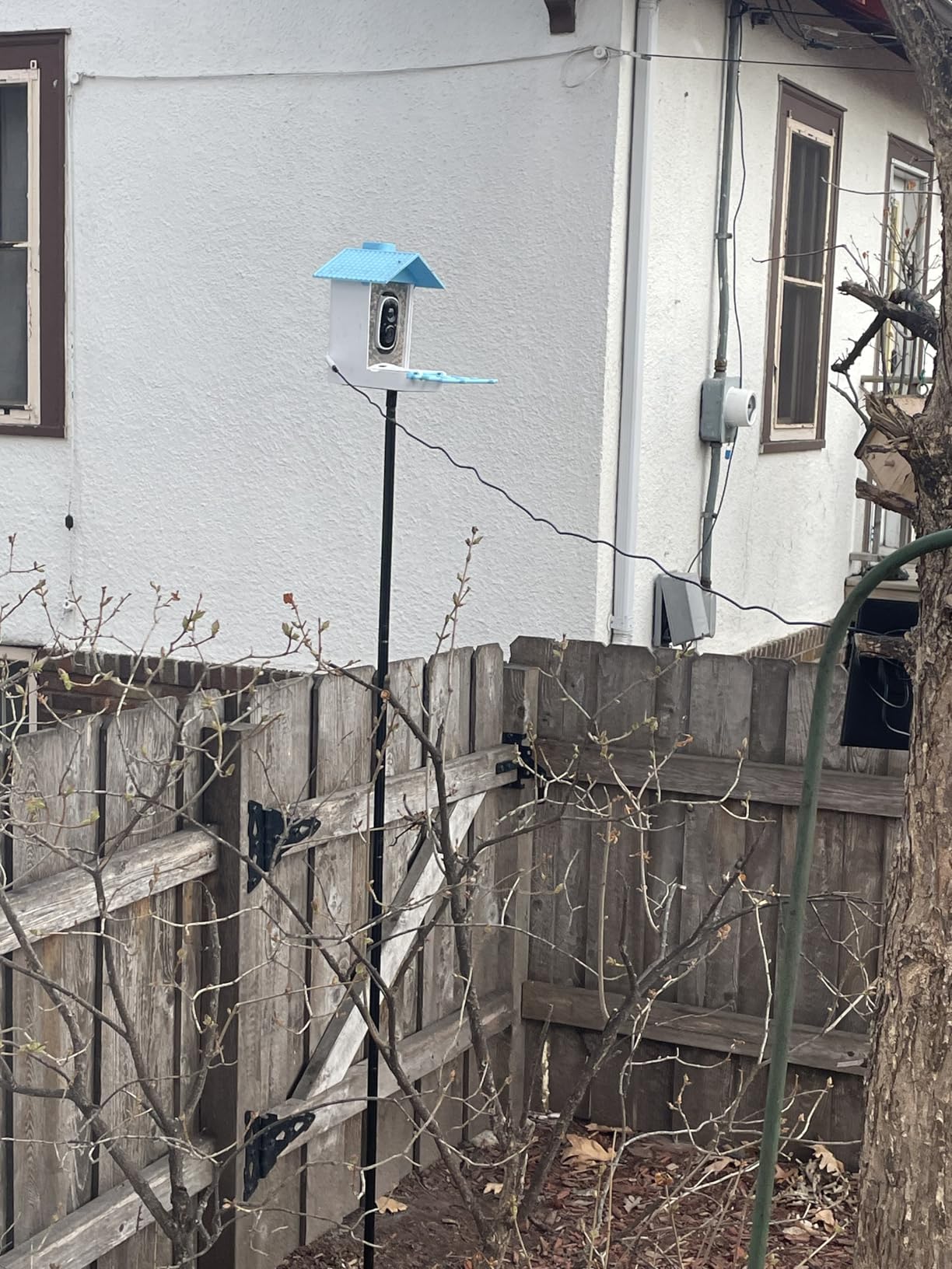 Ottsuls Bird Feeder Pole, 109 Inch Heavy Duty Bird House Pole Kit for Outdoors, with 5-Prong Base Feeding Station for Wild Birds Watching, Adjustable Feeder Stand (House Not Included) Customer Review Ottsuls Bird Feeder Pole, 109 Inch Heavy Duty Bird House Pole Kit for Outdoors, with 5-Prong Base Feeding Station for Wild Birds Watching, Adjustable Feeder Stand (House Not Included) - Customer Photo 3