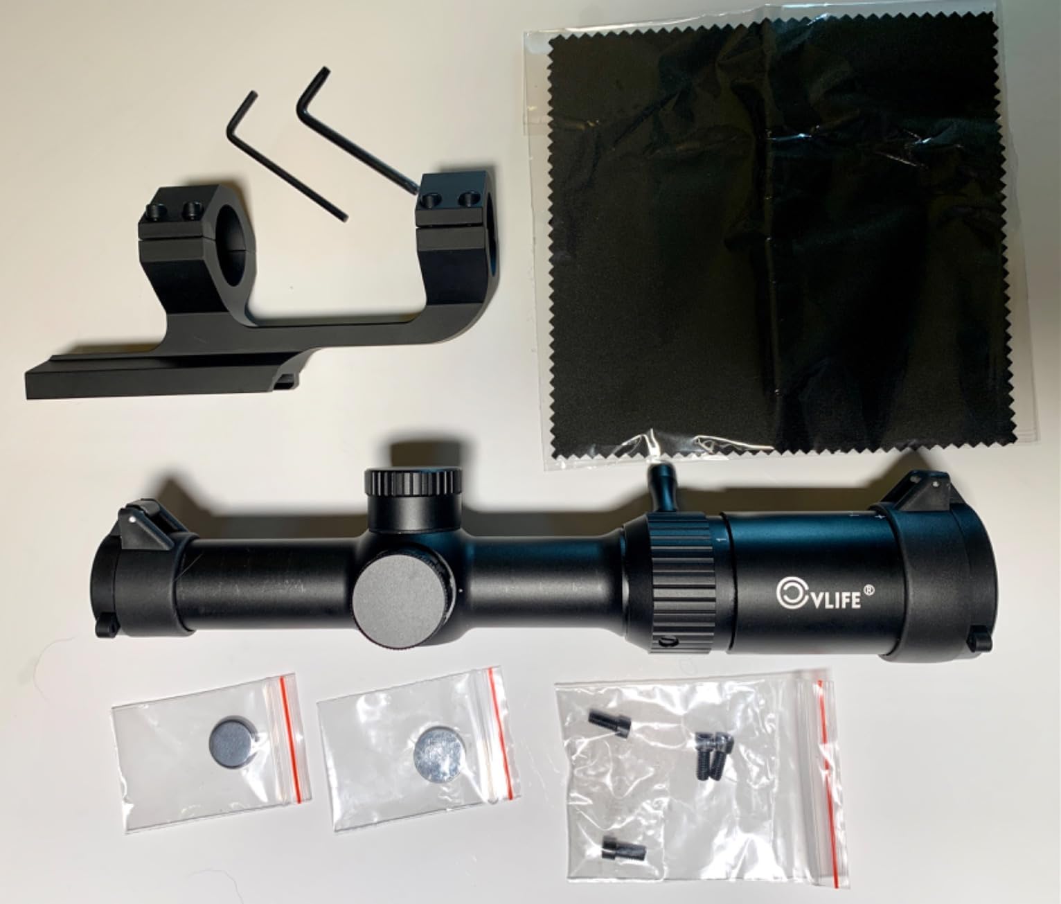 CVLIFE JackalHowl 1-4x20 LPVO Rifle Scope with Cantilever Mount, Illuminated Reticle Rimfire Scope Compact Riflescope with Zero Reset for Hunting Customer Review CVLIFE JackalHowl 1-4x20 LPVO Rifle Scope with Cantilever Mount, Illuminated Reticle Rimfire Scope Compact Riflescope with Zero Reset for Hunting - Customer Photo 2