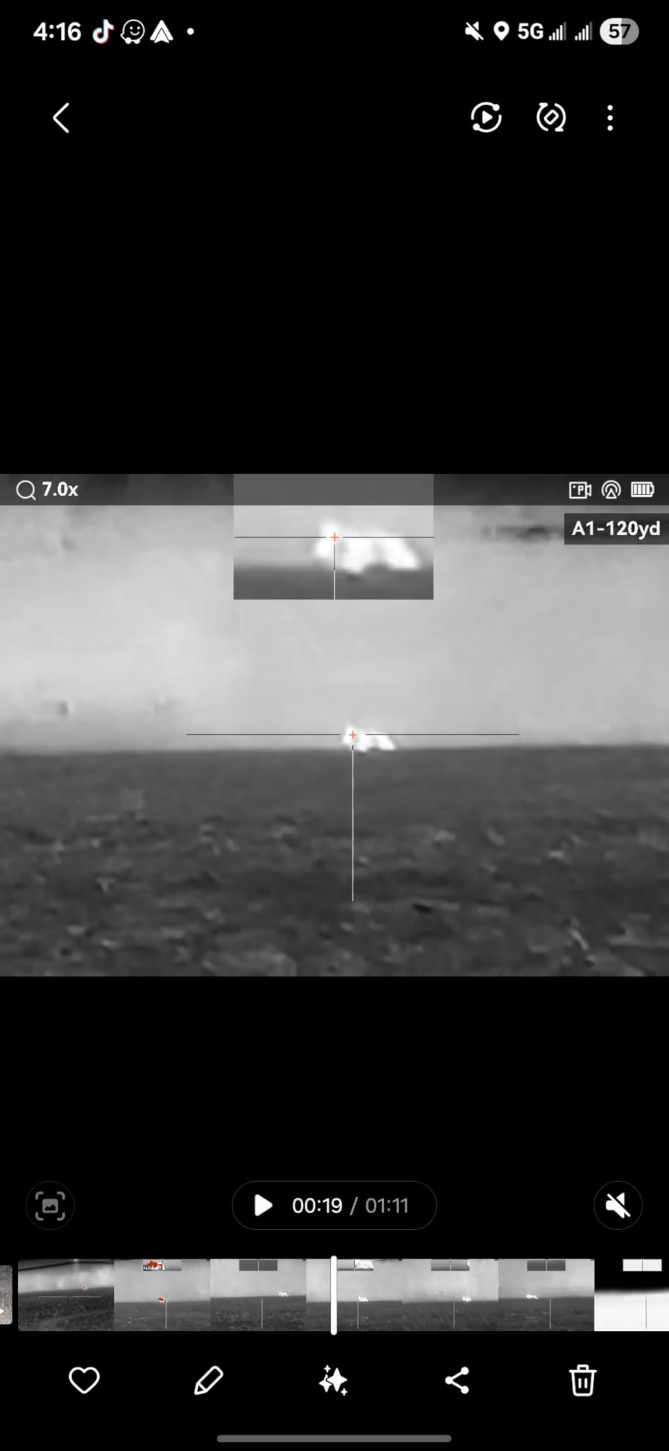 AGM Global Vision Rattler V2 Thermal Imaging Rifle Scope for Hunting. High Resolution Thermal Scope with High Sensitivity Thermal Optics IR Vision riflescope. Waterproof & Durable Design Customer Review AGM Global Vision Rattler V2 Thermal Imaging Rifle Scope for Hunting. High Resolution Thermal Scope with High Sensitivity Thermal Optics IR Vision riflescope. Waterproof & Durable Design - Customer Photo 1