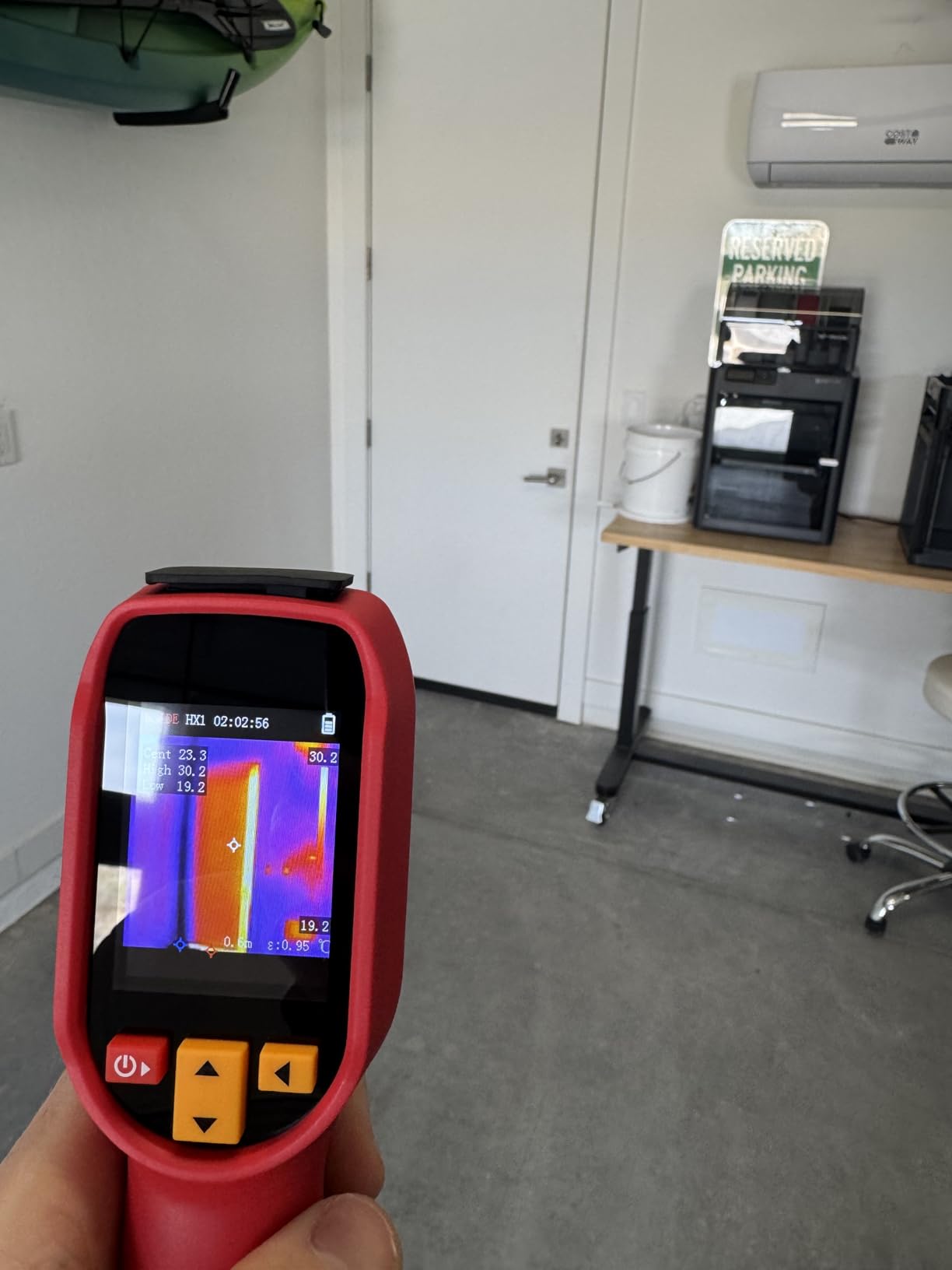 BSIDE Thermal Imaging Camera 240 x 240 Resolution Handheld Infrared IR Camera, 15 Thermal Palettes with 320 x 240 Full-Viewing TFT Display for Home Inspection HVAC Heat Pump Circuit Break, -4°F to 1022°F - Customer Photo 3