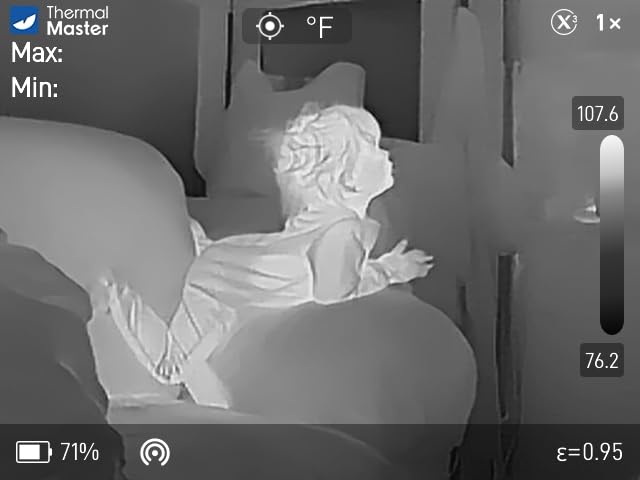 Handheld Thermal Camera, 512×384 X³IR Resolution, Thermal Imaging Camera with 2MP Visual Camera, 640×480 3.5