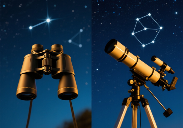 Binoculars vs Telescope
