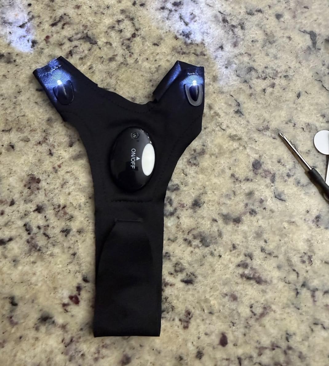 LED Flashlight Gloves, Fathers Day Dad Gifts from Daughter Son Wife, Gift for Men Boyfriend Husband Him Birthday Christmas, Cool Gadget Finger Lights Waterproof for Camping Fishing Repairing (Black) customer photo 2