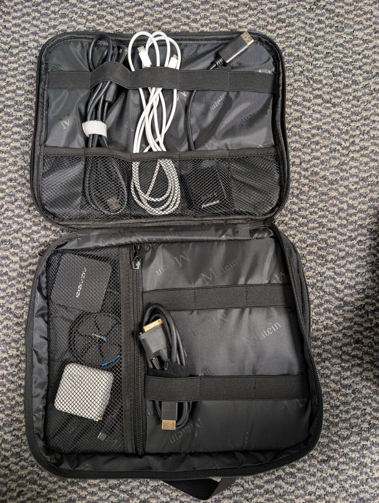 MATEIN Electronics Organizer Travel Case, Water Resistant Portable Cord Organizer customer photo 2