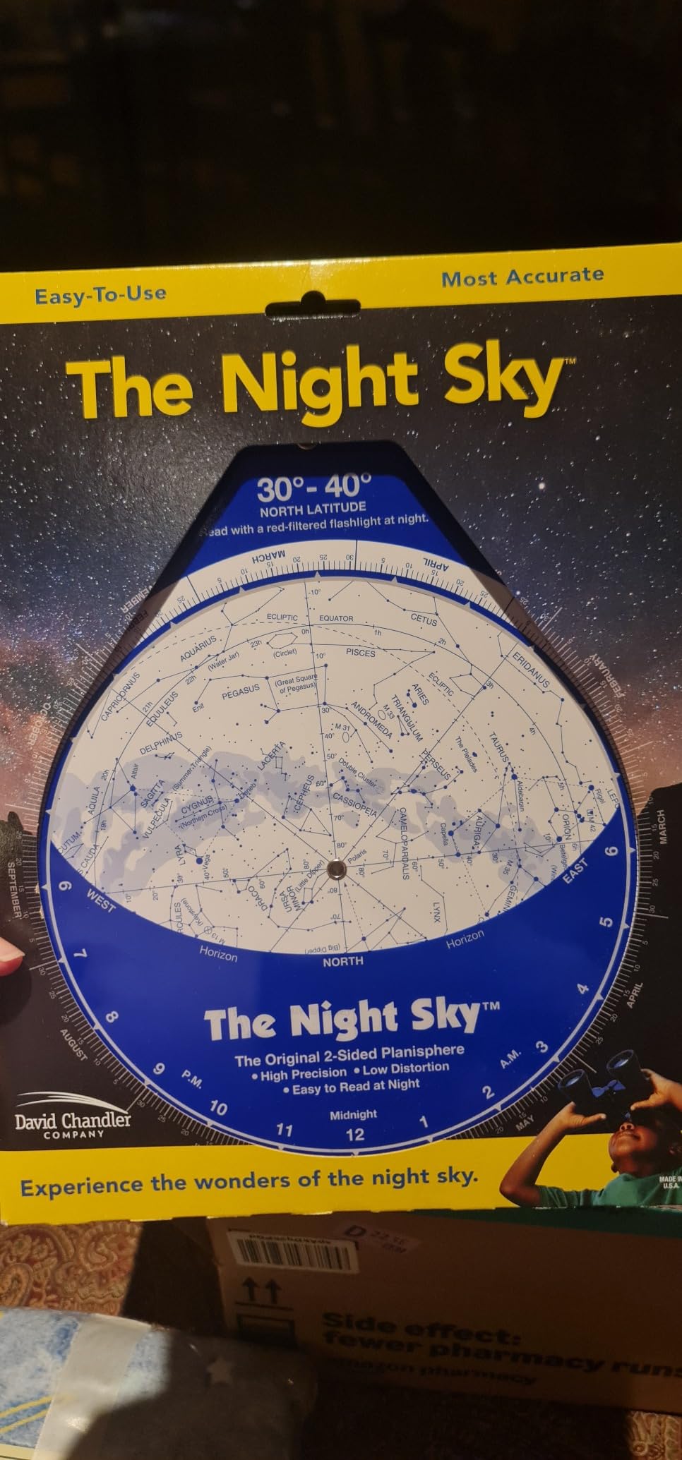 The Night Sky 30°-40° (Large; North Latitude) customer photo 1