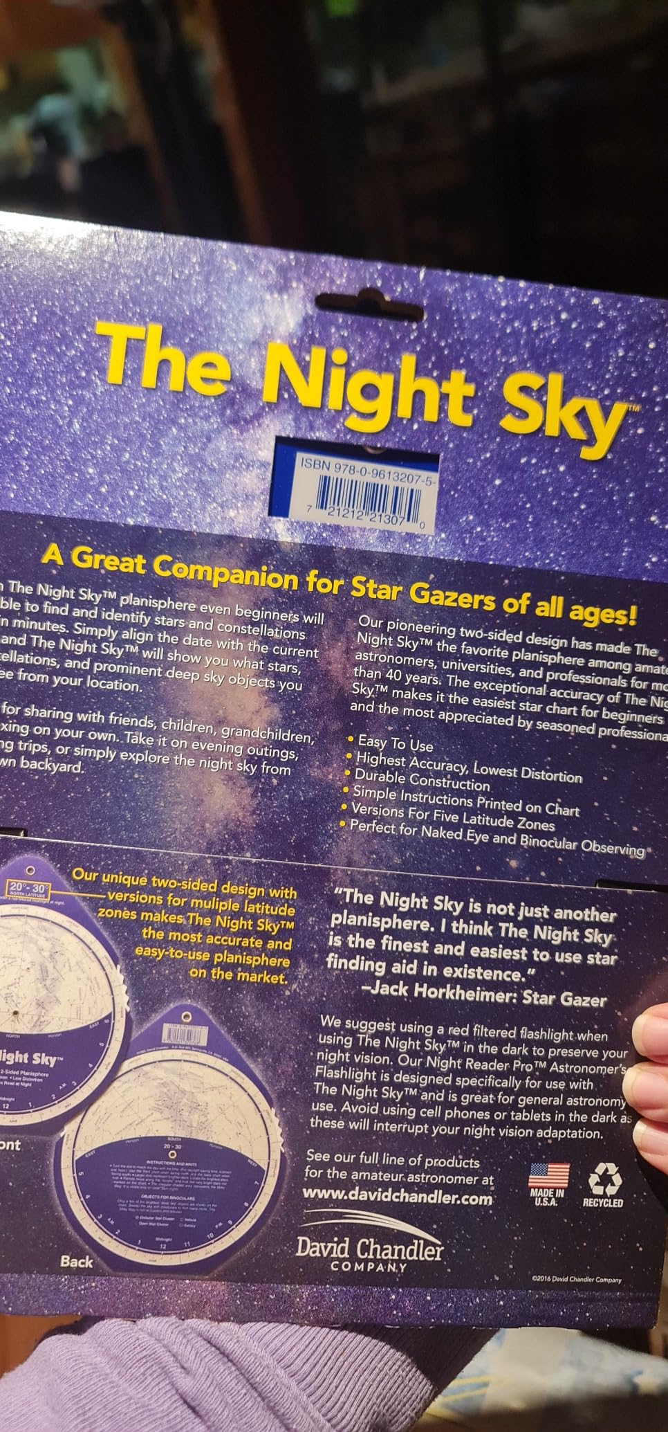 The Night Sky 30°-40° (Large; North Latitude) customer photo 2