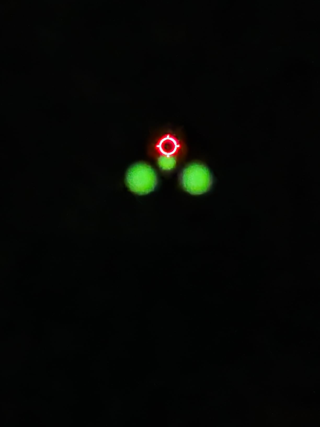 TRUGLO Tritium Handgun Sight | High-Visible Front & Rear Night Sights with Daylight White Dots & Low-Light Tritium Dots, Compatible with Glock Handguns customer photo 1