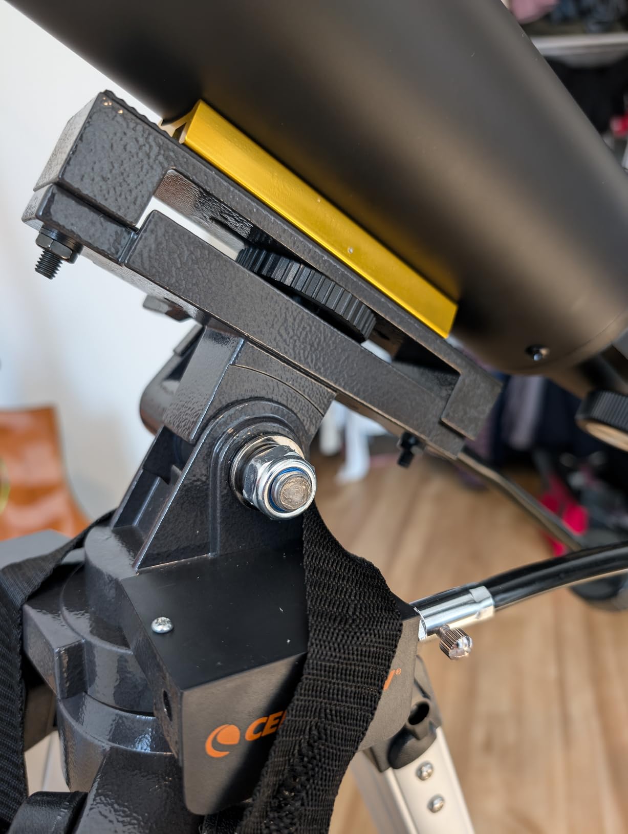 Celestron Heavy-Duty Alt-Azimuth Tripod for Spotting Scopes & Telescopes | Heavy-Duty Mount, Precision Slow-Motion Controls in Altitude and Azimuth, Built for Large Optics, Smooth Tracking customer photo 1