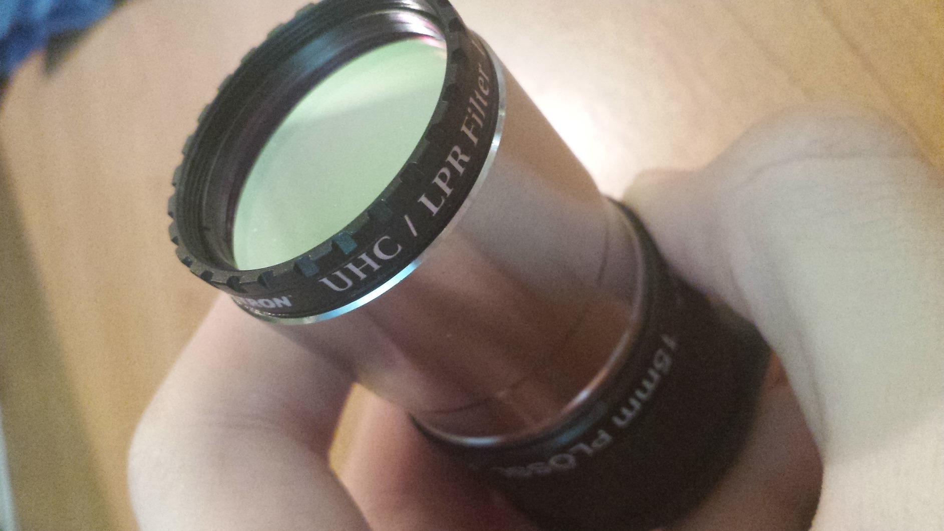 Celestron UHC/LPR Light Pollution Reduction Filter for Telescopes - 1.25
