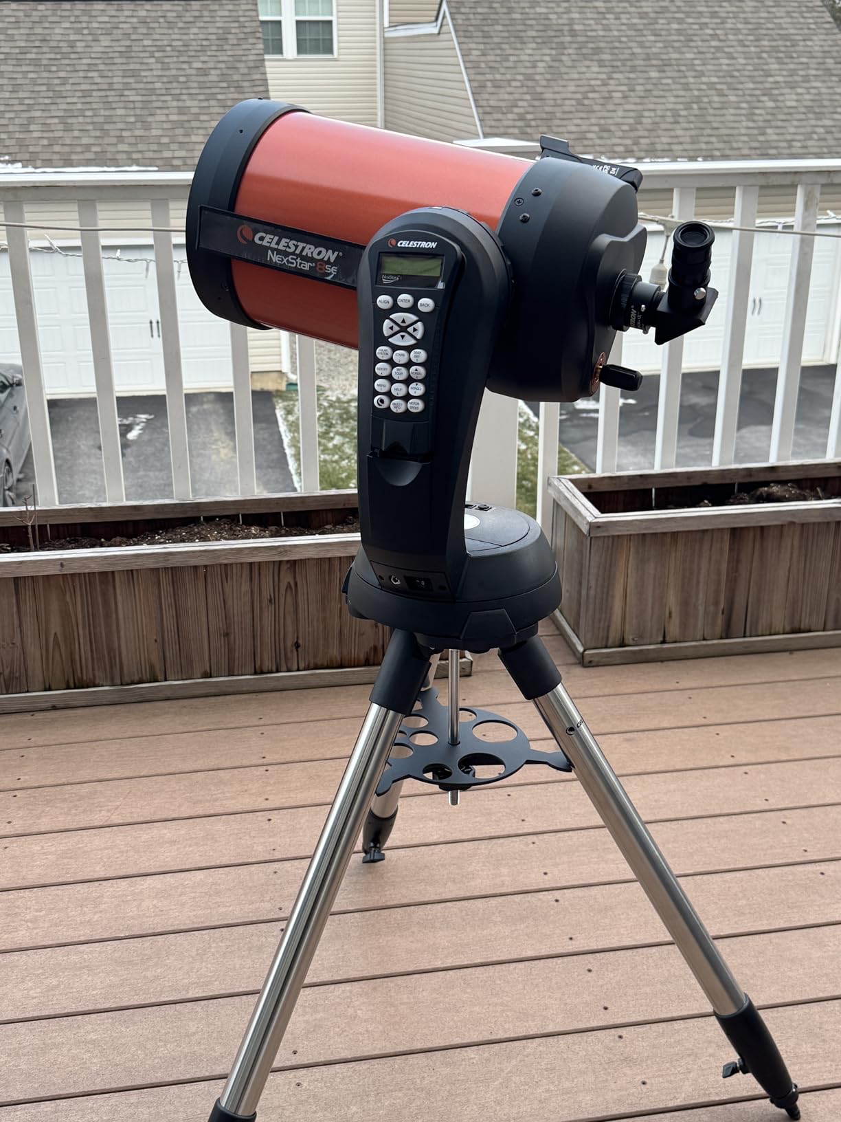 Celestron NexStar 8SE Computerized Telescope - 8-Inch Schmidt-Cassegrain Optical Tube - Fully Automated GoTo Mount with SkyAlign - Ideal for Beginners and Advanced Users - 40,000+ Object Database customer photo 2