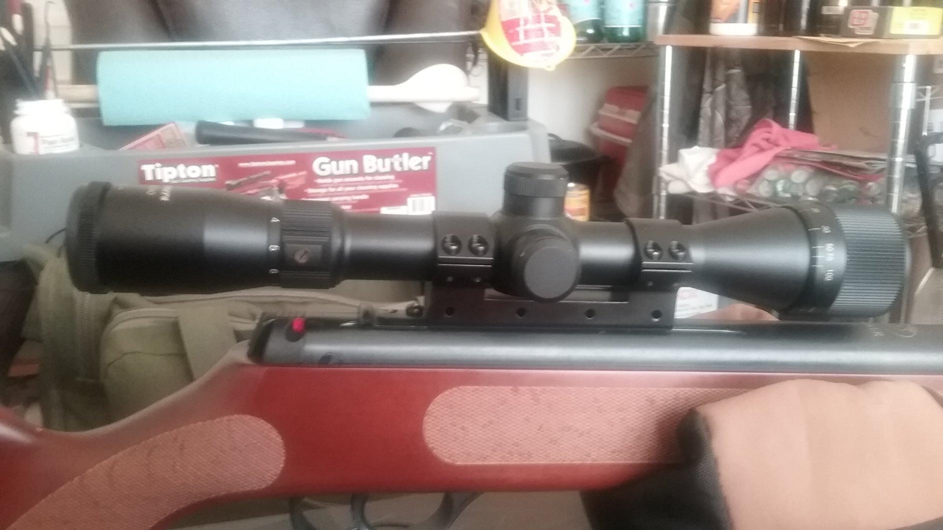 Hammers 3-9x32AO Air Rifle Scope with One-Piece Mount,Black customer photo 1