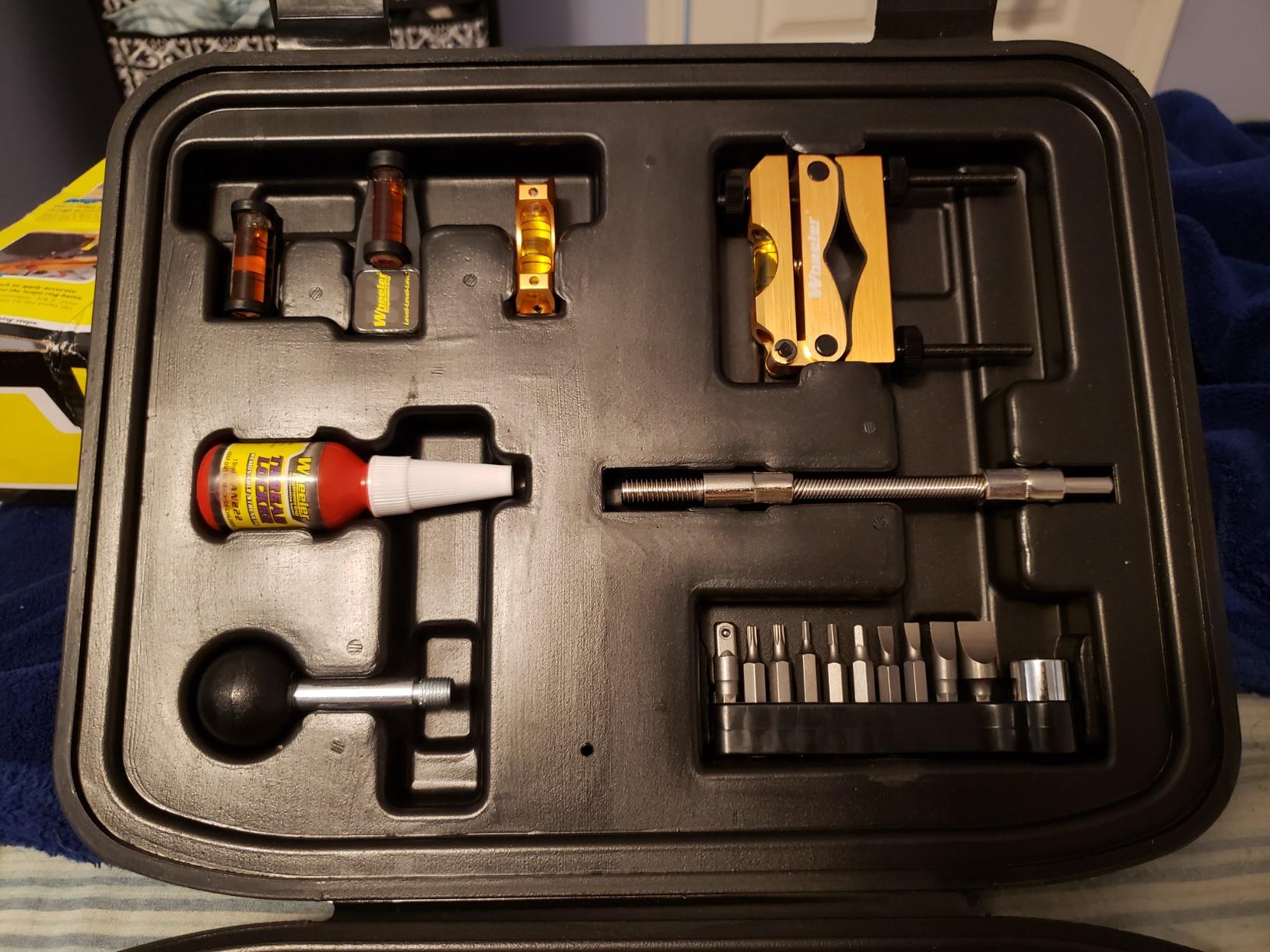 Wheeler Scope Mounting Combo Kit with Fat Wrench, Alignment and Lapping Bars, and Storage Case for 1 Inch and 30mm Rings customer photo 2