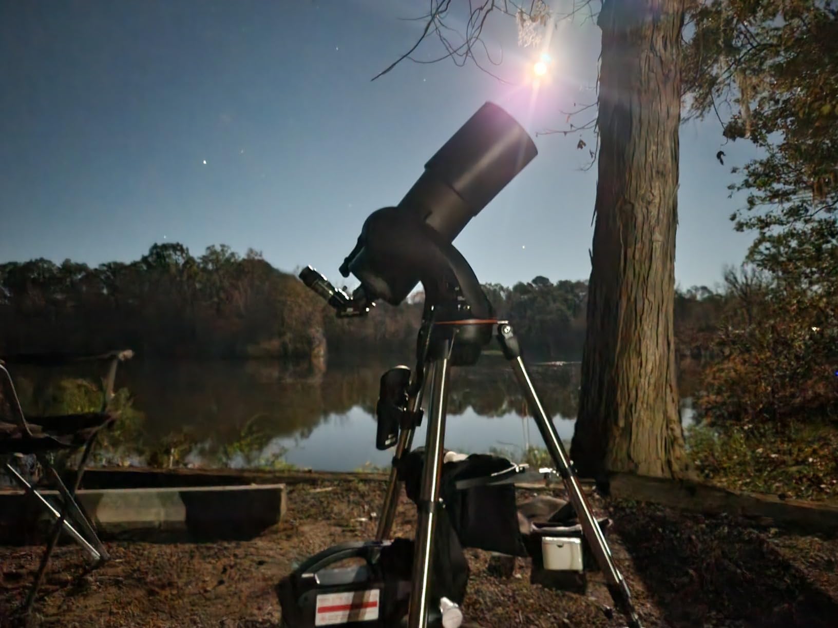 Celestron - NexStar 127SLT Computerized Telescope - Compact and Portable - Maksutov-Cassegrain Optical Design - SkyAlign Technology - Computerized Hand Control - 127mm Aperture customer photo 2