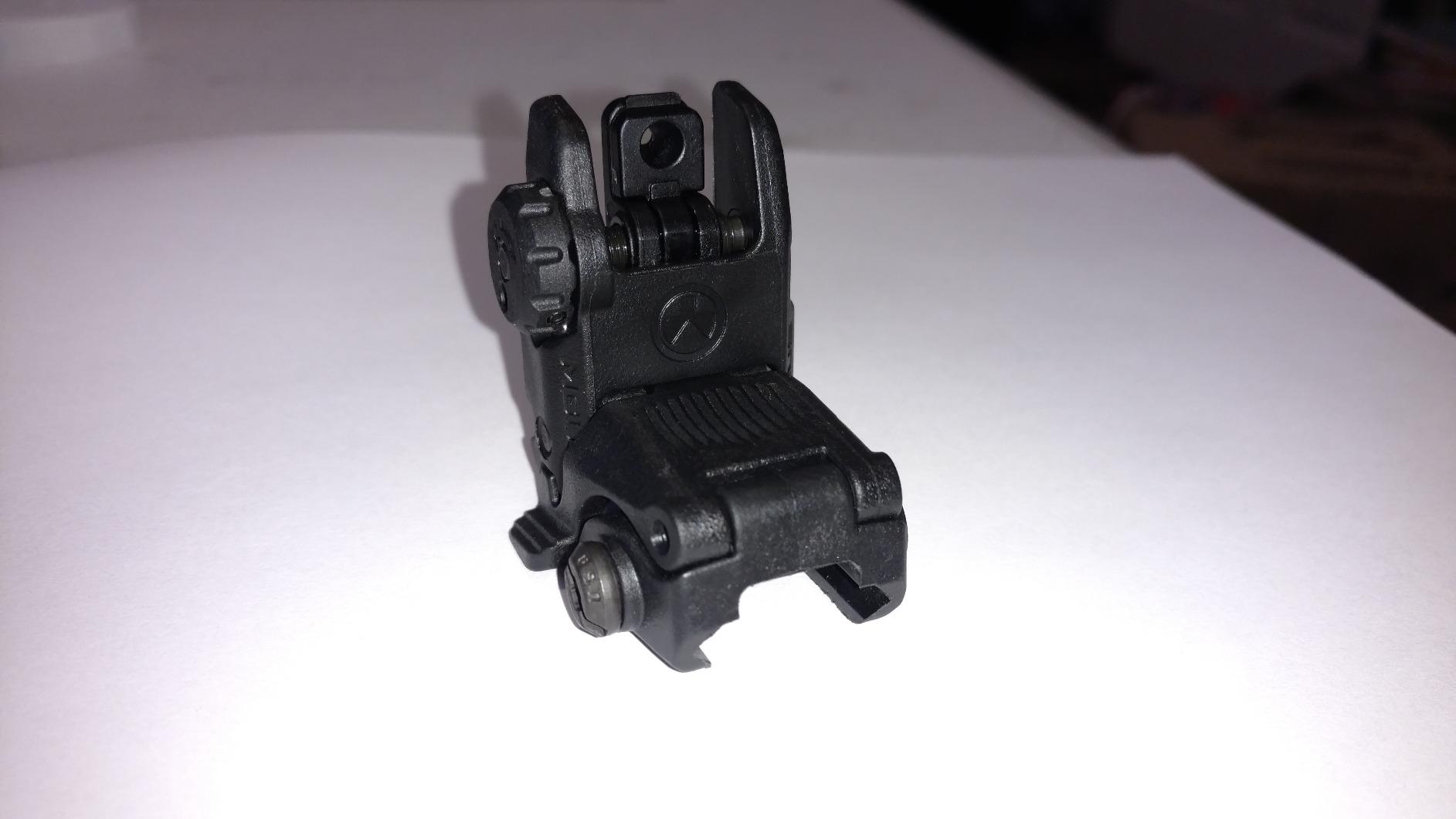 Magpul MBUS Flip-Up Backup Sights, Black, Rear Sight customer photo 2