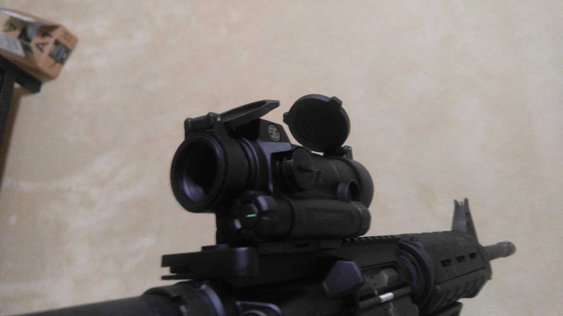 Sig Sauer ROMEO7 1x30mm Durable Aluminum Waterproof Fogproof Closed Full Size 2 MOA Red Dot Sight customer photo 2