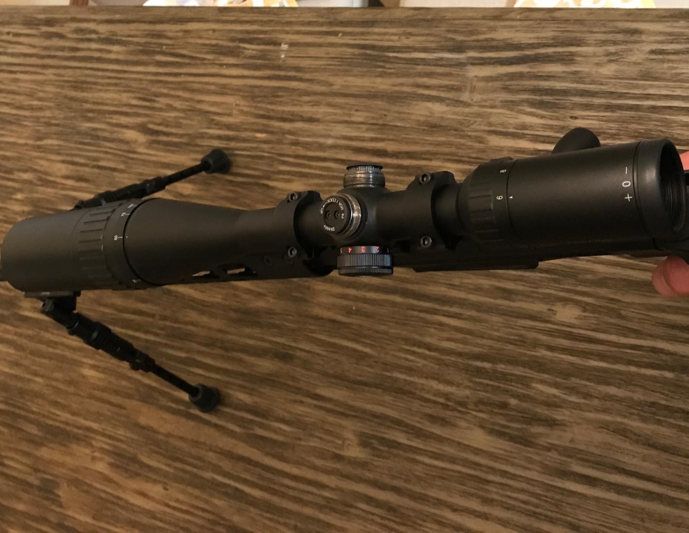 Hawke Vantage IR 6-24x50 AO Riflescope | Illuminated Mil Dot Reticle, Adjustable Objective, 1