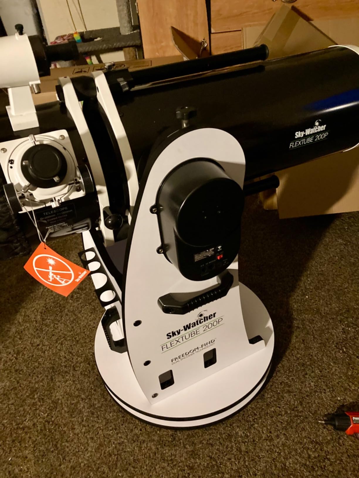Sky-Watcher S11800 GoTo Collapsible Dobsonian 8-Inch (White) customer photo 1