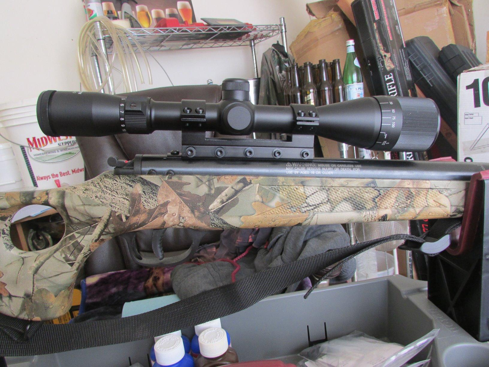 Hammers 4-12X40AO Air Gun Rifle Scope for High Power Magnum Spring .177 .22 Air Gun Rifle with 40mm Parallax Adjustable Objective Solid One Piece Mount Built-in Stop Pin customer photo 1