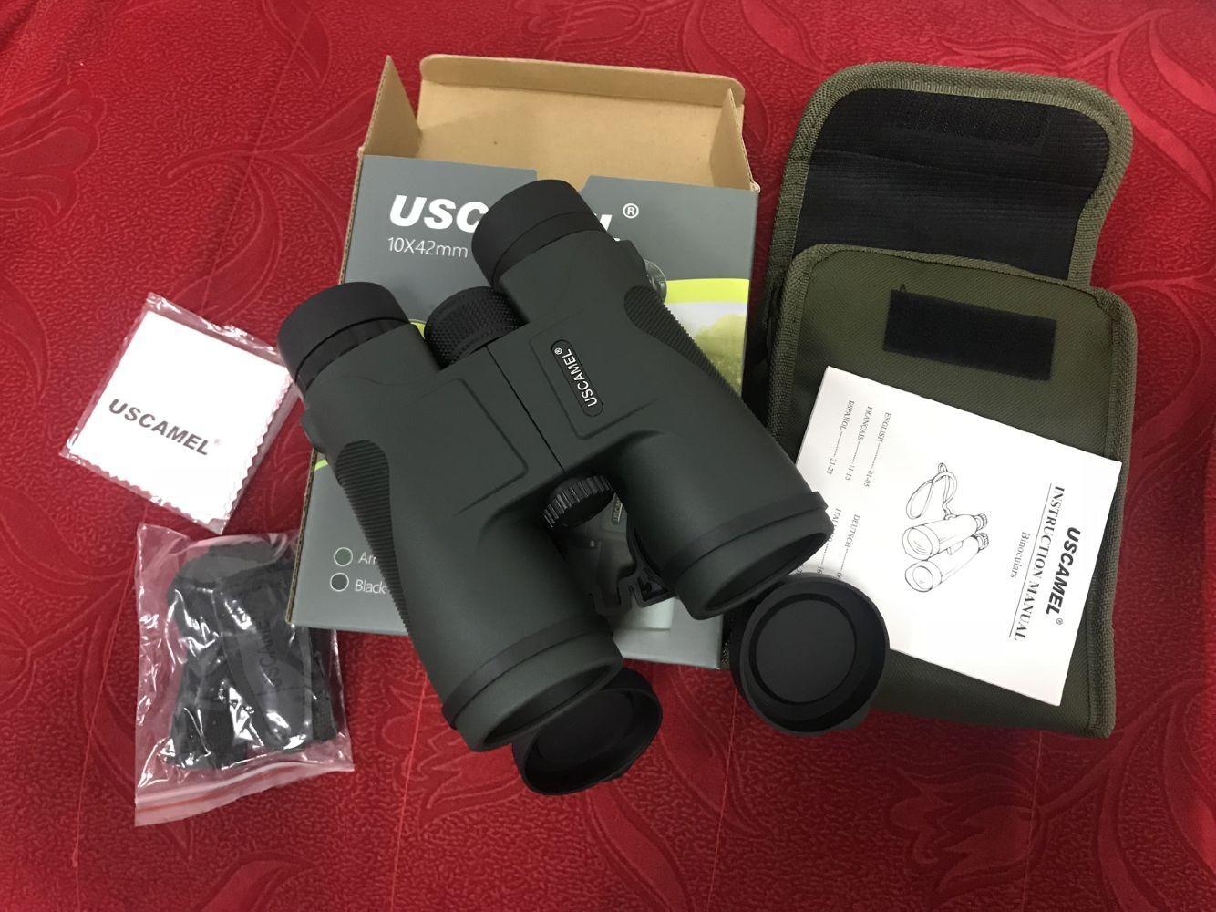 USCAMEL Binoculars for Adults and Kids 8x21 High Powered Compact Binoculars BAK4 Prism Easy Focus - for Bird Watching, Outdoor Use, Hunting, Travel (Black) customer photo 2