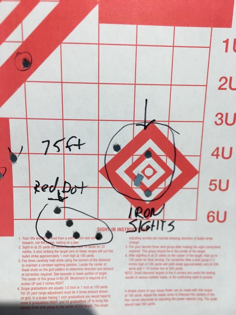 UTG Super Slim Flip-up Rear Sight | CNC machined 6061-T6 aluminum and steel construction customer photo 1
