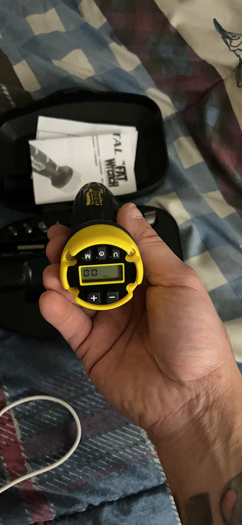 Wheeler Digital FAT (Firearms Accurizing Torque) Wrench with Interchangeable Bits and LCD Display for Firearm Maintenance, Gunsmithing, RC Vehicles, Drone, Mechanic Work, and More customer photo 2