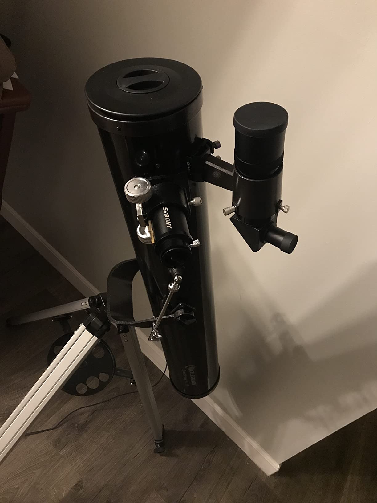 Astromania Finder Scope, Right Angle Optical Finderscope for Telescope 9x50 | RACI Finderscope for Astronomy Telescope, FMC Upright Corrected Image, with Crosshair and Bracket, 90 Degree Right Angle Diagonal customer photo 1