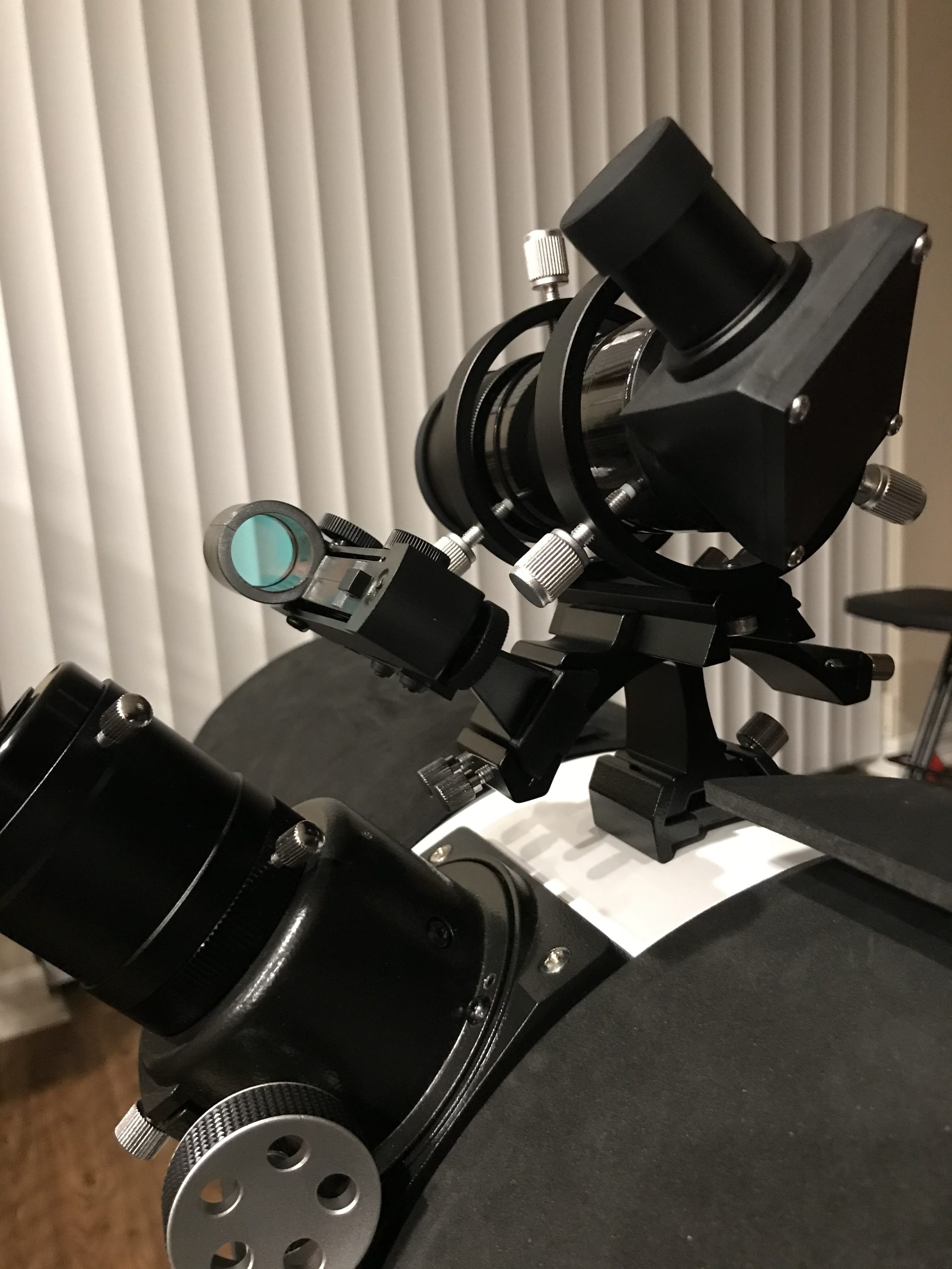 Astromania Finder Scope, Right Angle Optical Finderscope for Telescope 9x50 | RACI Finderscope for Astronomy Telescope, FMC Upright Corrected Image, with Crosshair and Bracket, 90 Degree Right Angle Diagonal customer photo 2