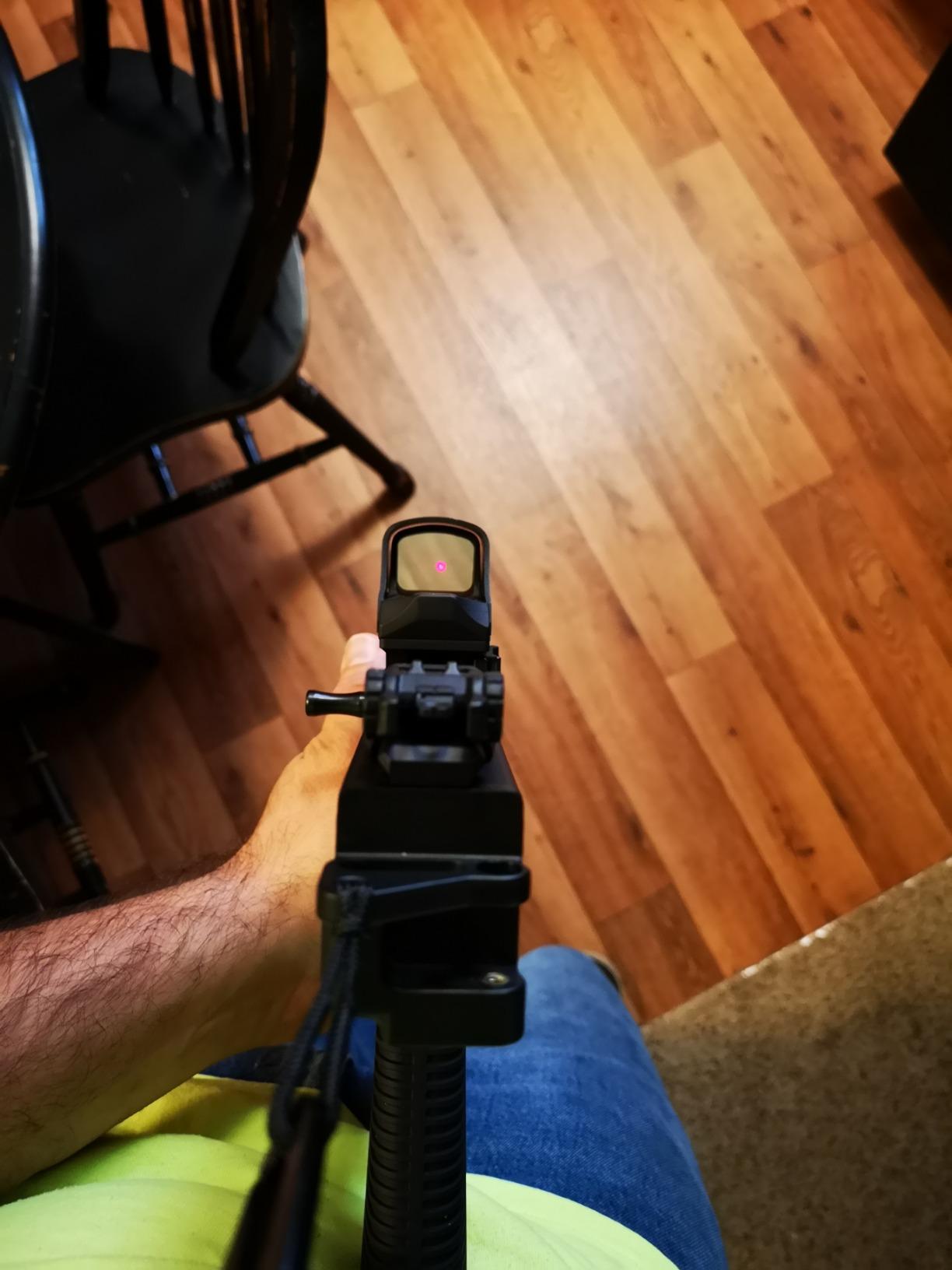 HOLOSUN 510C Multi-Reticle 2 MOA Dot & 65 MOA Circle Open Reflex Sight - Solar FailSafe Shake-Awake, 12 Settings - Red/Green Reticle customer photo 1