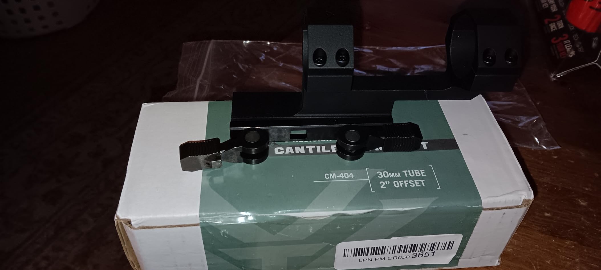 Vortex Optics Precision Quick-Release Extended Cantilever 30mm Riflescope Mount - 2-Inch Offset customer photo 1