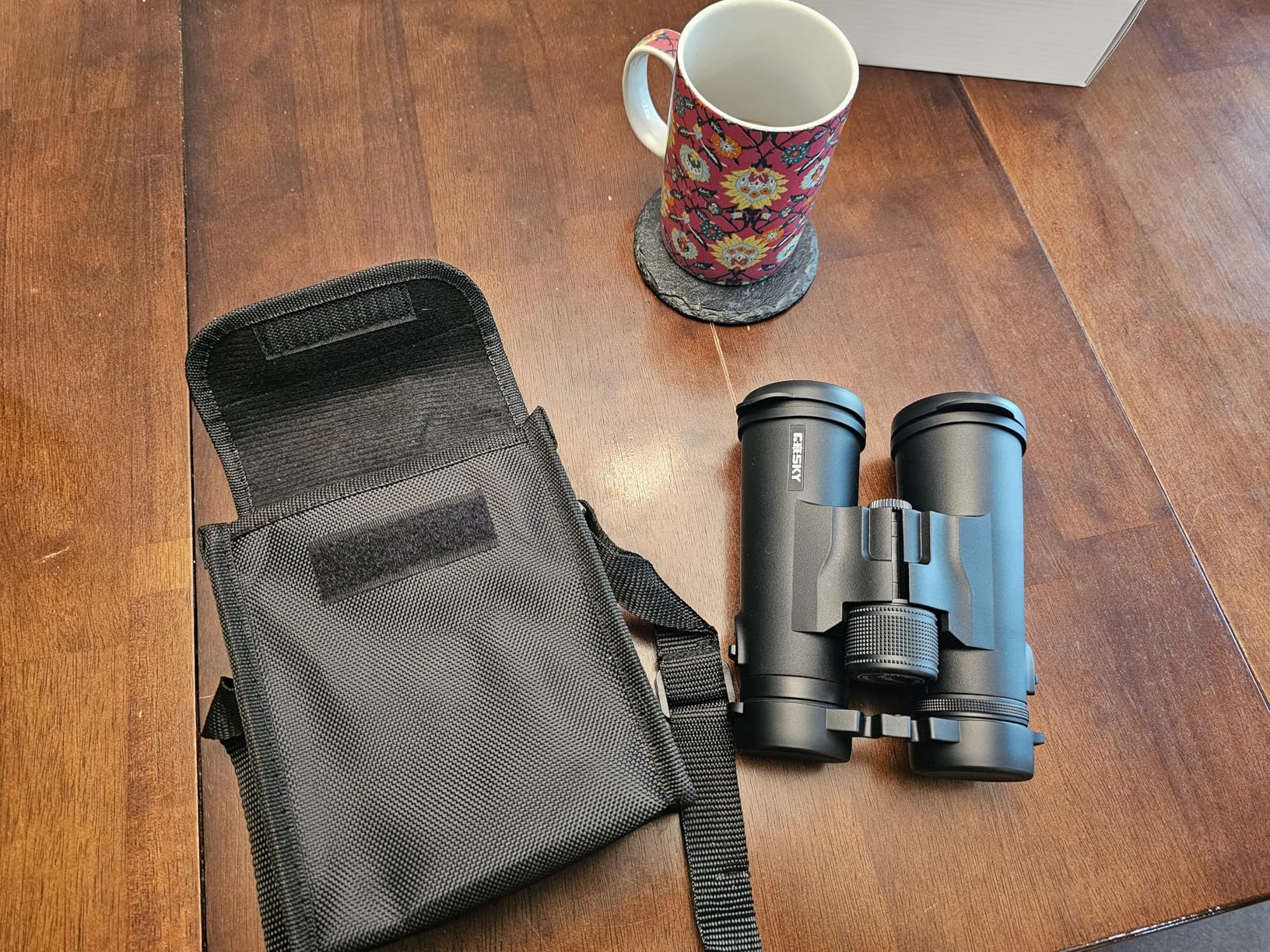 Gosky 10x42 Roof Prism Binoculars for Adults, HD Professional Binoculars for Bird Watching Travel Stargazing Hunting Concerts Sports-BAK4 Prism FMC Lens-with Phone Mount Strap Carrying Bag customer photo 2