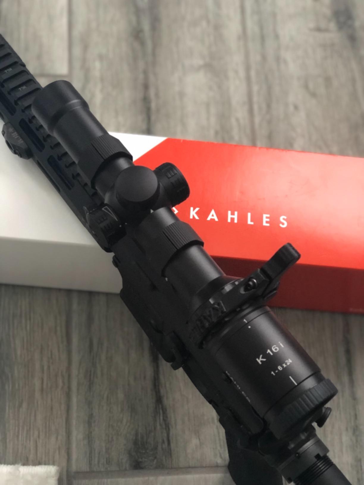 KAHLES 1-6x24mm K16i Riflescope, Matte Black with Illuminated 2nd Focal Plane 3GR Reticle, 30mm Center Tube customer photo 1