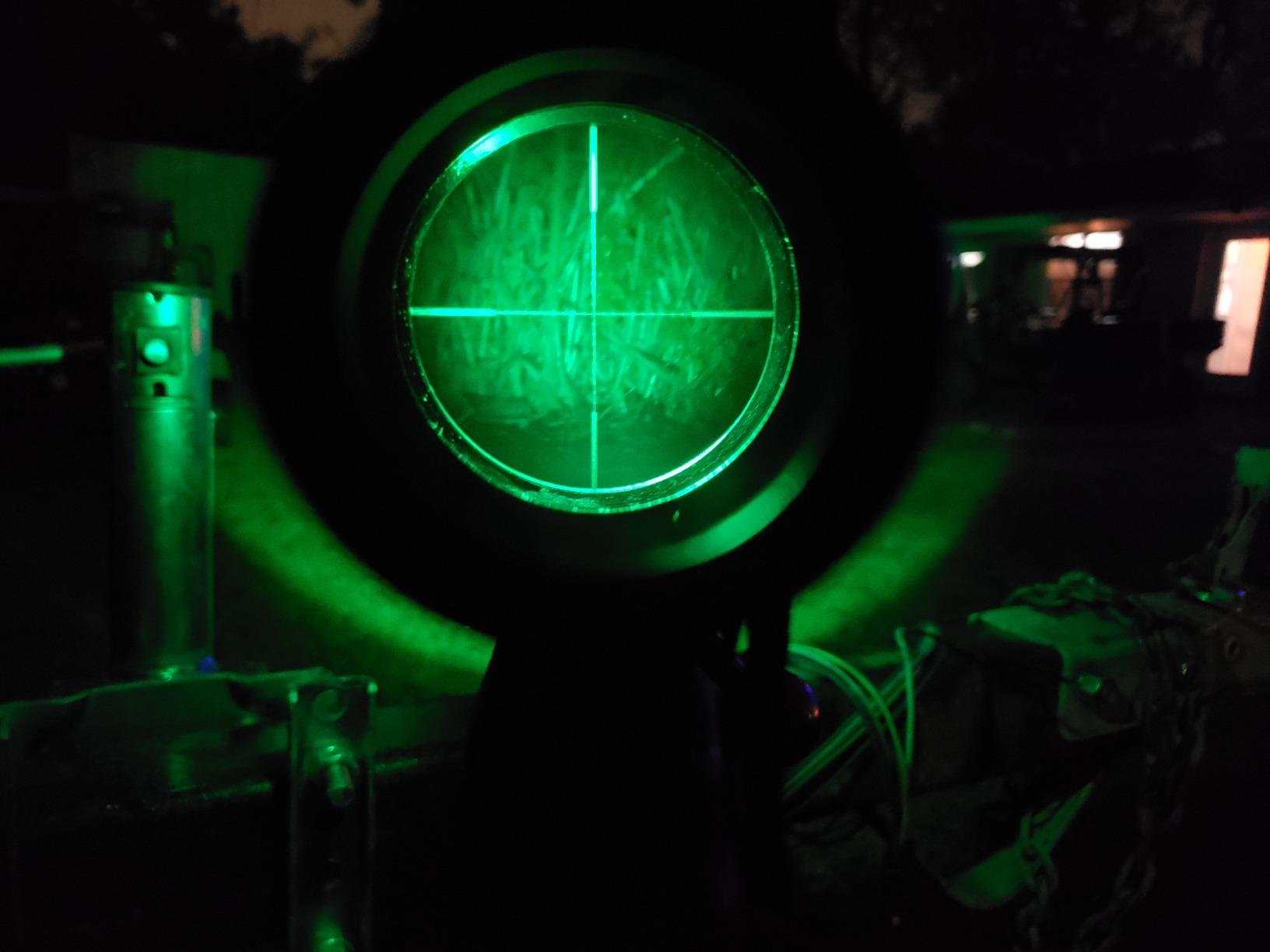 350 Yard LED Green Flashlight Kit - Hog Predator Long Range Night Hunting Light - Dual Pressure Switch - Barrel Scope Mounts (1 Rail, 1 Scope) - 2 Rechargeable Batteries customer photo 2